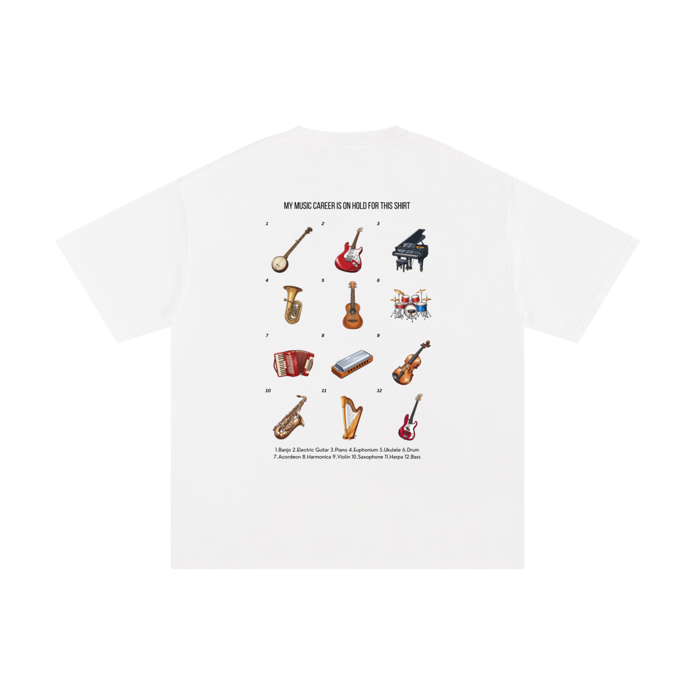 Unisex T-shirt - Instruments